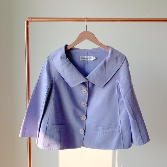 >Vintage Christian Dior Jacket Trapeze Blazer